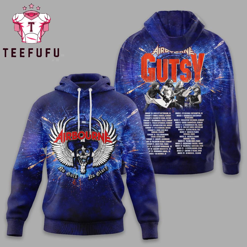 Airbourne Gutsy Tour 2026 Hoodie
