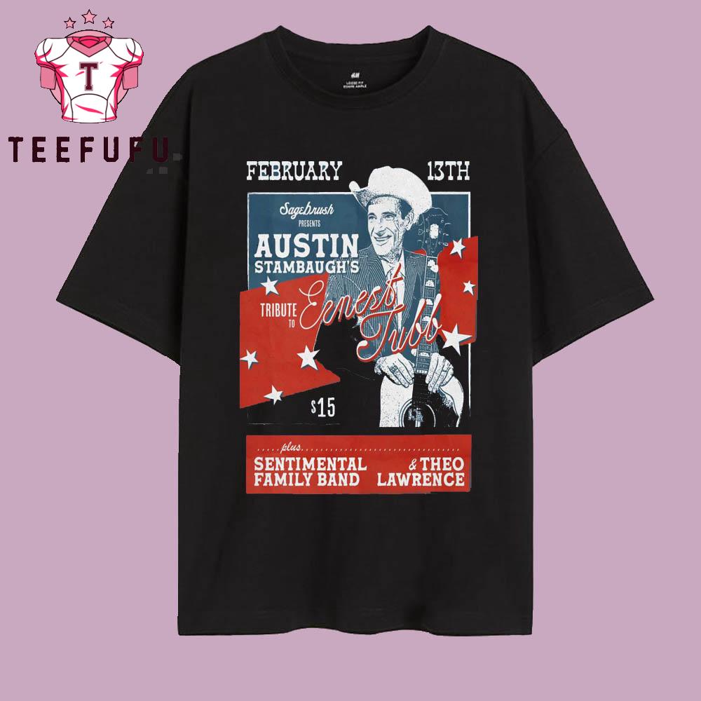 Austin Stambaugh Feb 13 2026 Sagebrush In Austin TX T Shirt