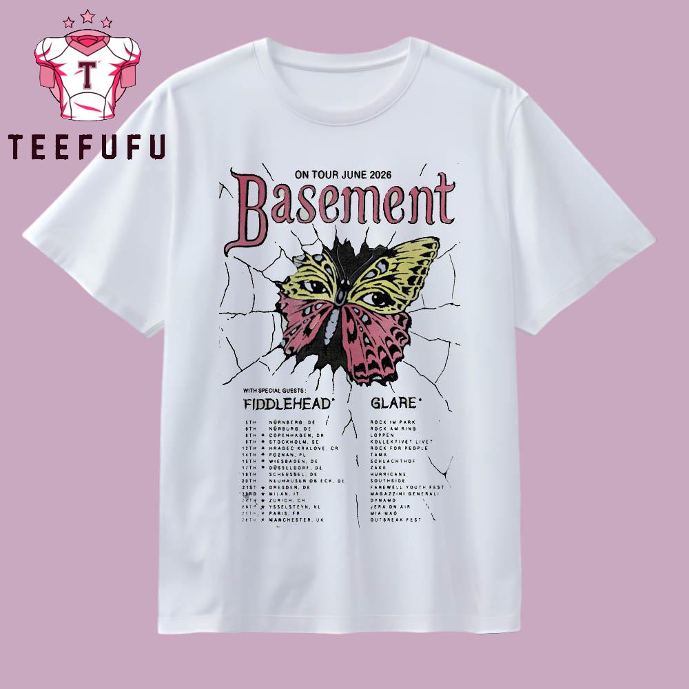 Basement Band On Tour 2026 T Shirt