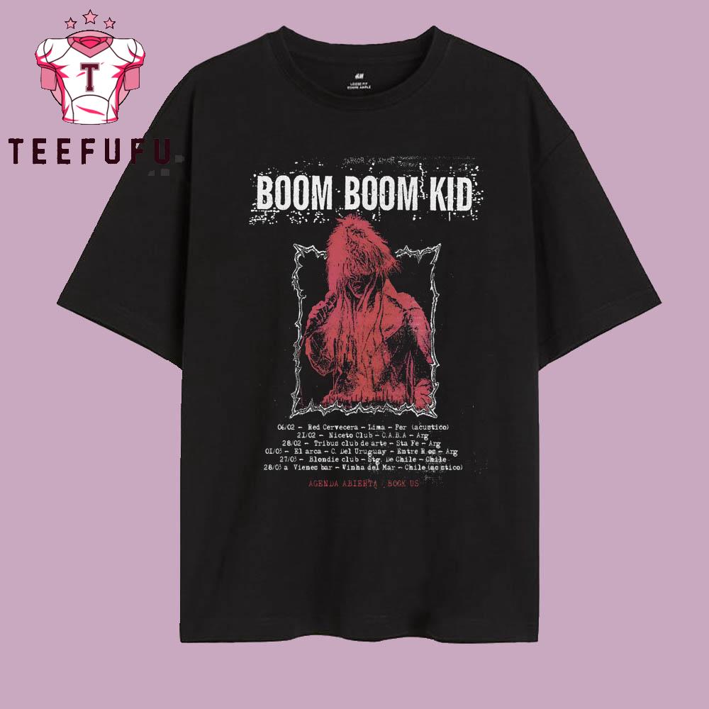 Boom Boom Kid US Tour 2026 T Shirt