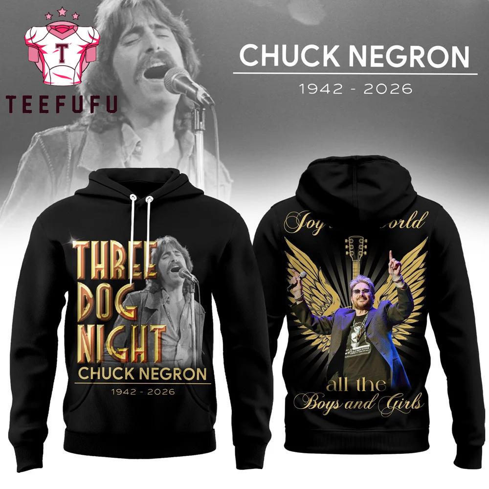 Chuck Negron 1942-2026 Remembrance Hoodie
