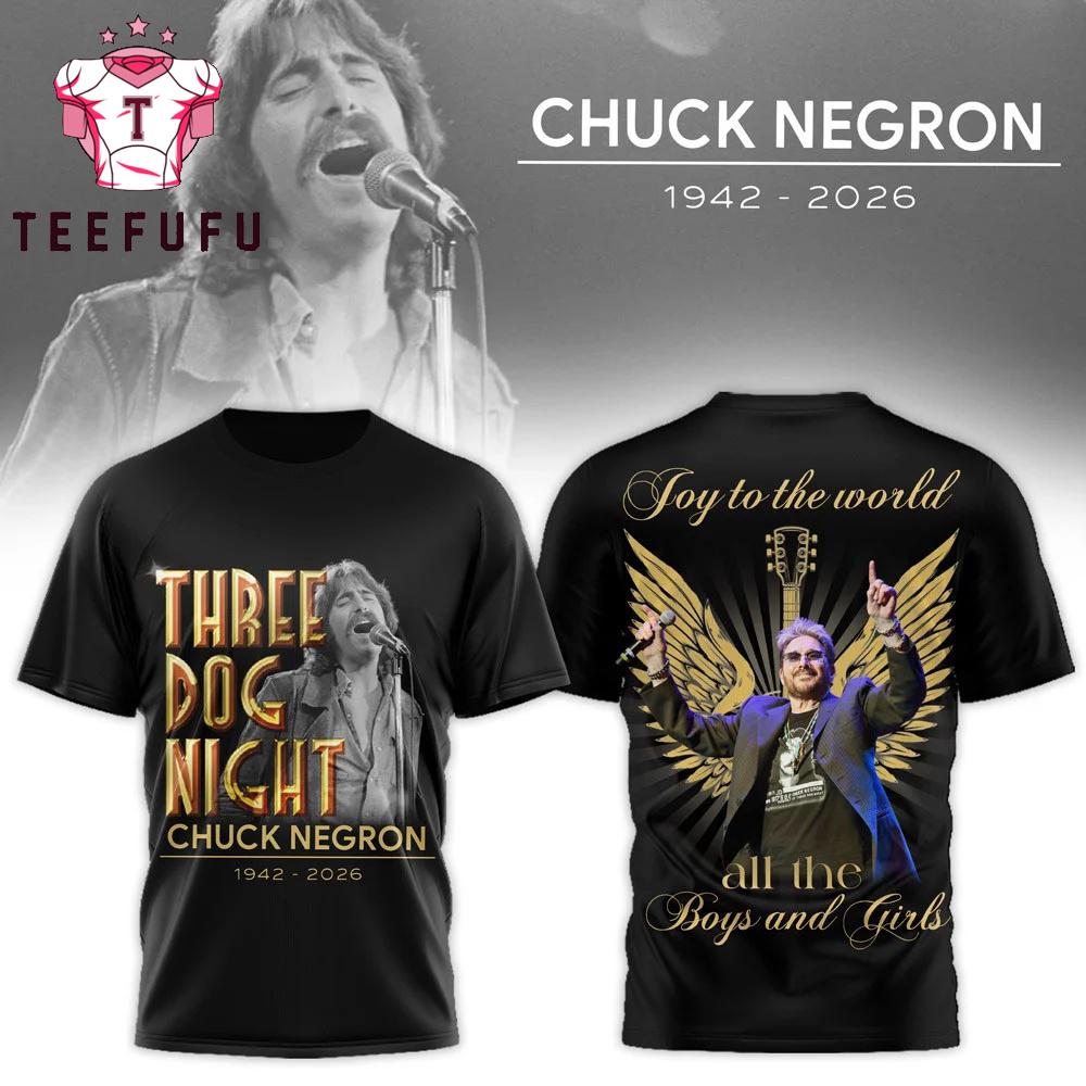 Chuck Negron 1942-2026 Remembrance T Shirt