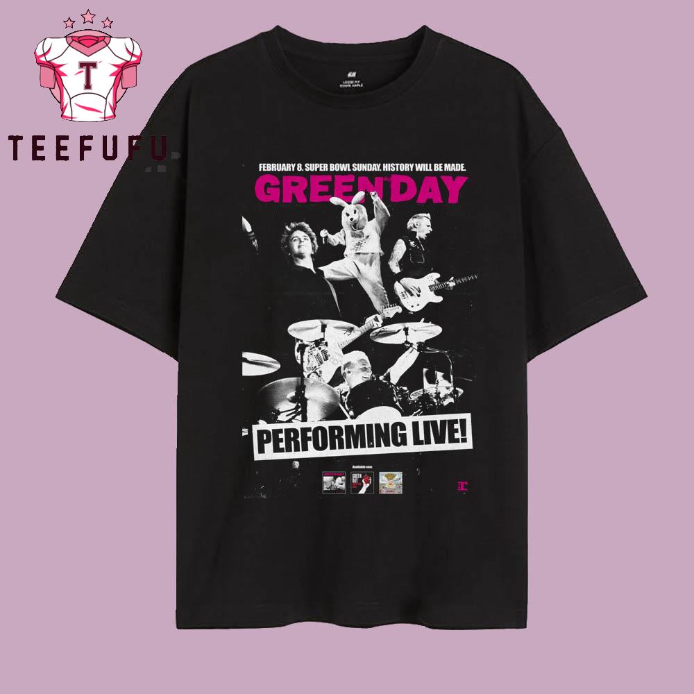 Green Day Levi's Stadium On Feb 8, 2026 Concert T Shirt