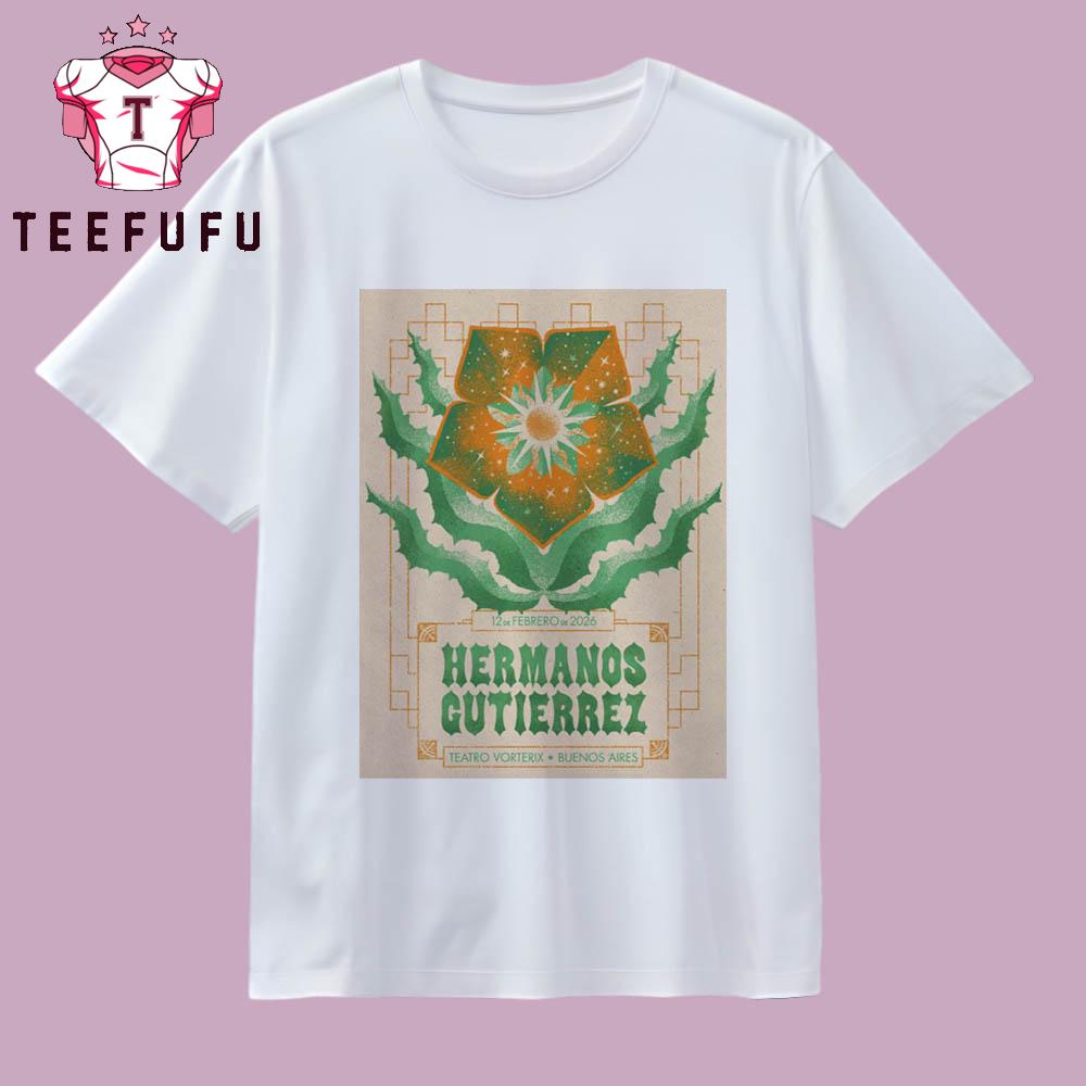 Hermanos Gutiérrez Feb 12 2026 In Buenos Aires Argentina T Shirt