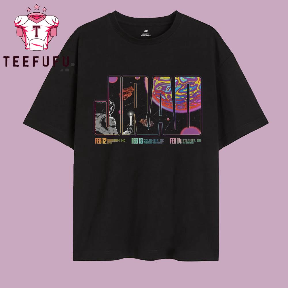 Joe Russo's Almost Dead Feb 12 2026 In Durham NC T Shirt