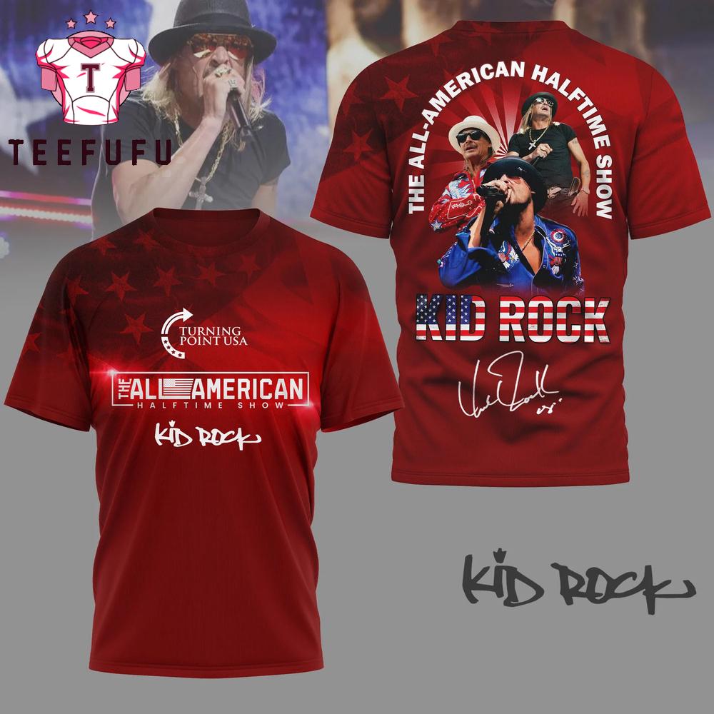 Kid Rock The All American Halftime Show 2026 3D Shirt