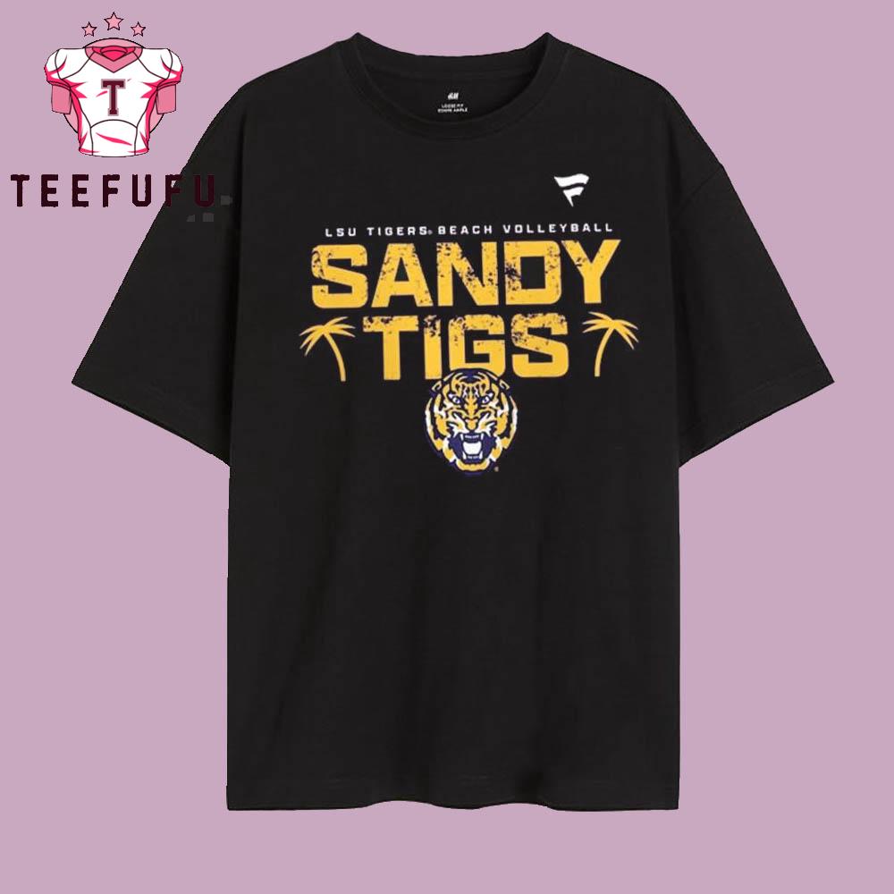 Lsu Tigers Sandy Tigs Beach Volleyball T Shirt