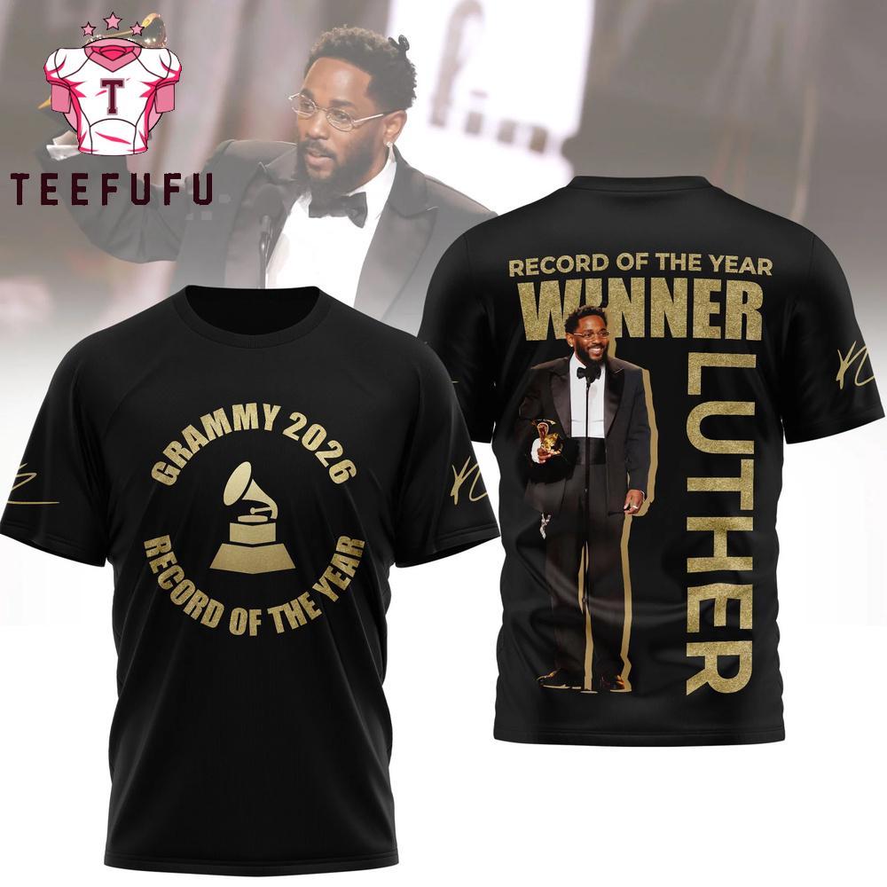 Luther Record of the Year Winner Grammy 2026 3D Shirt