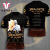 Megadeth Band Logo 2026 World Tour Edition 3D T-Shirt 3 Megadeth Band Logo 2026 World Tour Edition 3D T-Shirt