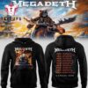 Megadeth Canada Tour 2026 Black Hoodie