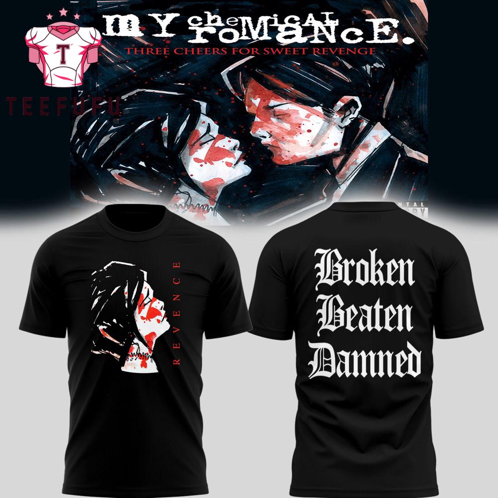 My Chemical Romance Three Cheers for Sweet Revenge 2026 Tour Black T Shirt