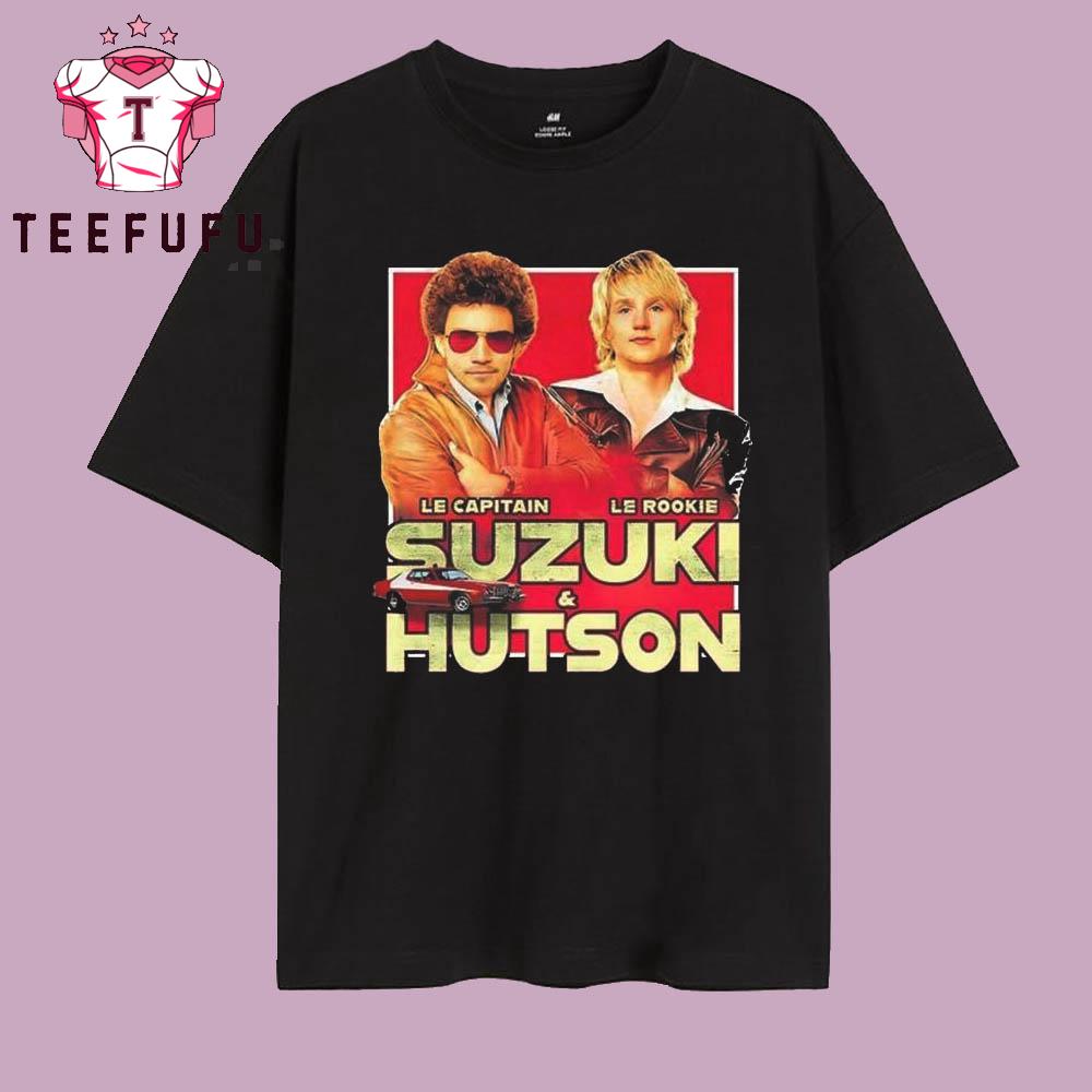 Nick Suzuki And Lane Hutson X Starsky And Hutch Remix Retro T Shirt