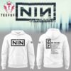 Nine Inch Nails Peel It Back Tour 2026 White Hoodie
