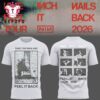 Nine Inch Nails Peel It Back Tour 2026 White T Shirt