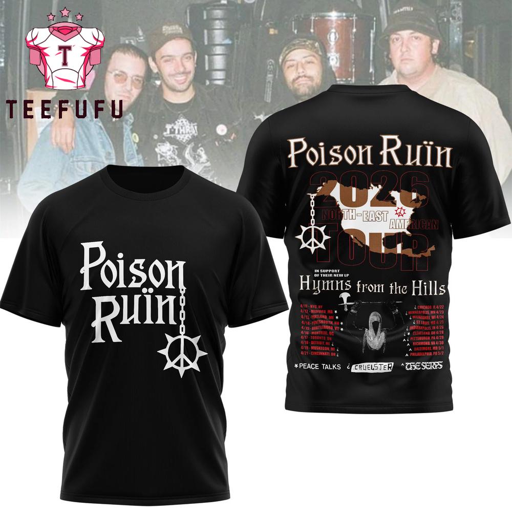 Poison Ruin 2026 Tour 3D Shirt