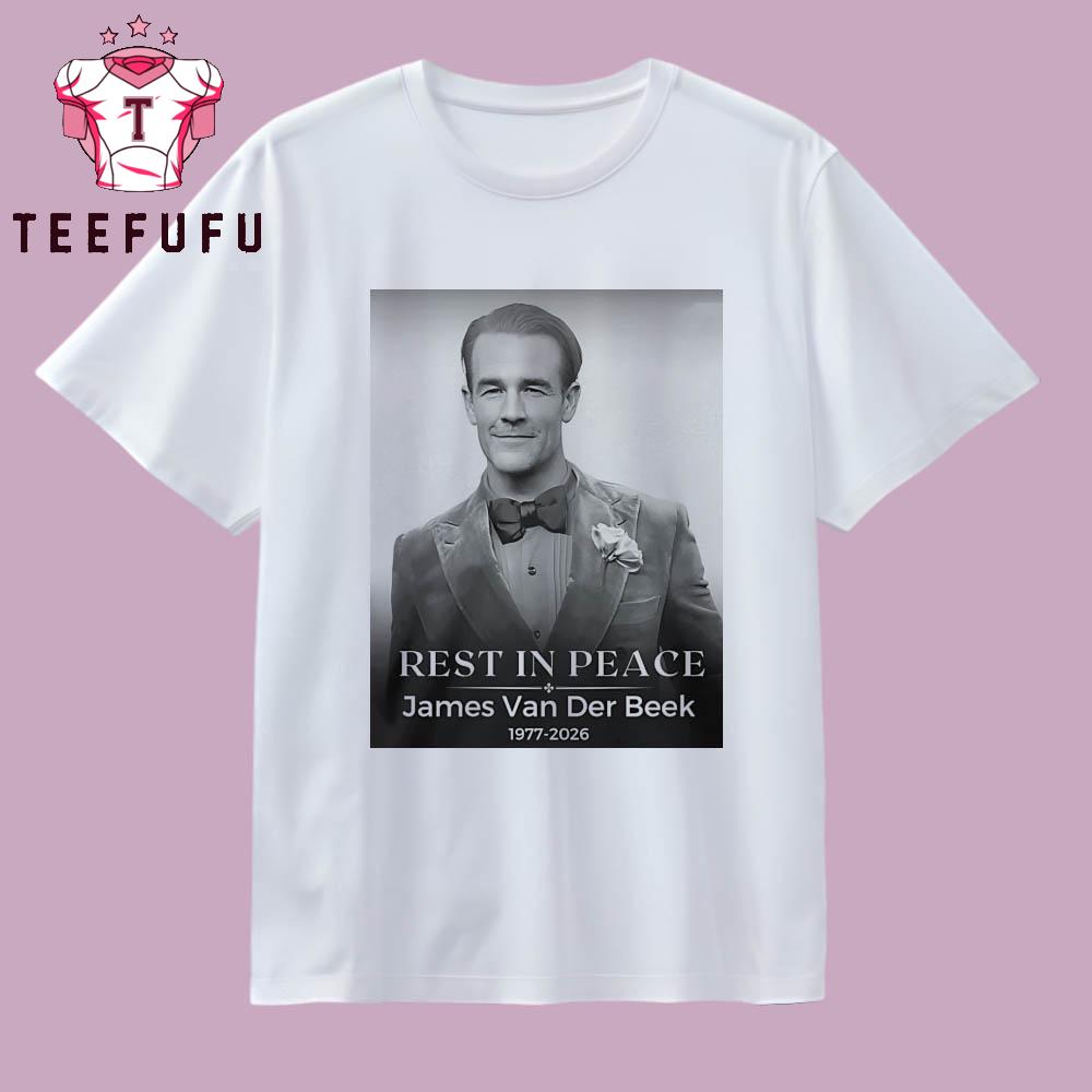 RIP Peace James Van Der Beek 1977 2026 T Shirt