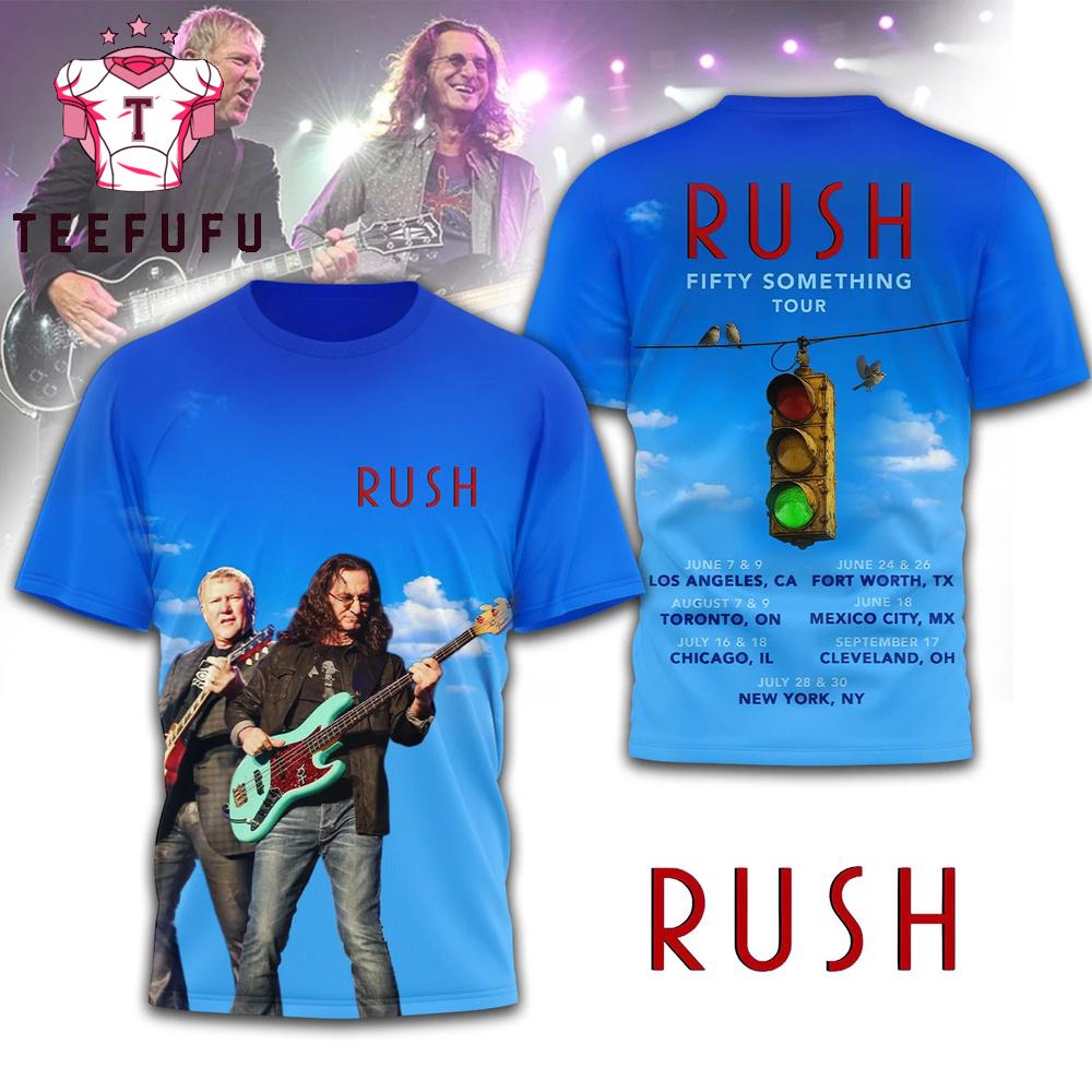 RUSH Fifity Something Tour 2026 3D Shirt