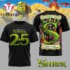 Shrek 2001-2026 Celebrating 25 Years of Shrek Black T Shirt