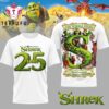 Shrek 2001-2026 Celebrating 25 Years of Shrek White T Shirt