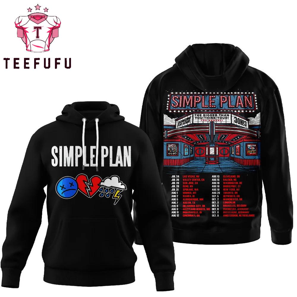 Simple Plan The Bigger Than You Think Tour 2026 Hoodie