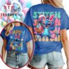 Stitch Happy Easter 2026 Blue T Shirt