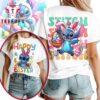 Stitch Happy Easter 2026 White T Shirt