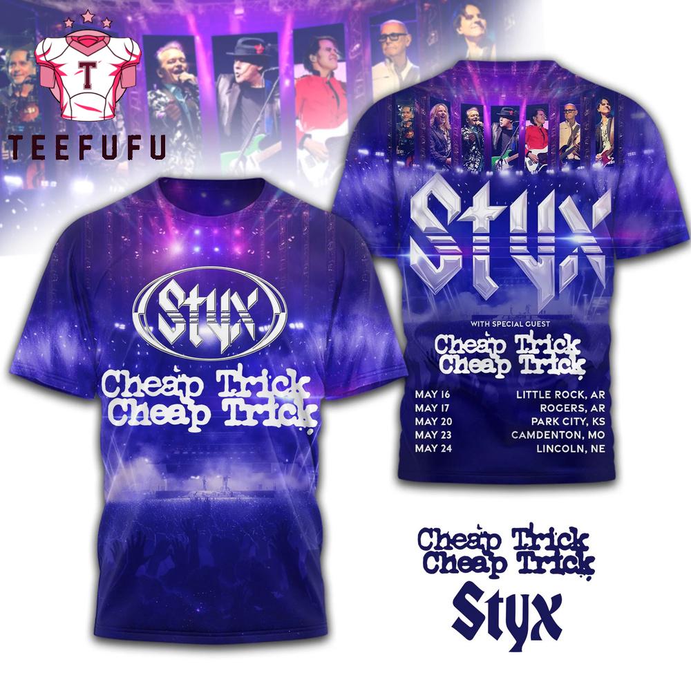 Styx With Special Guest Cheap Trick T Shirt