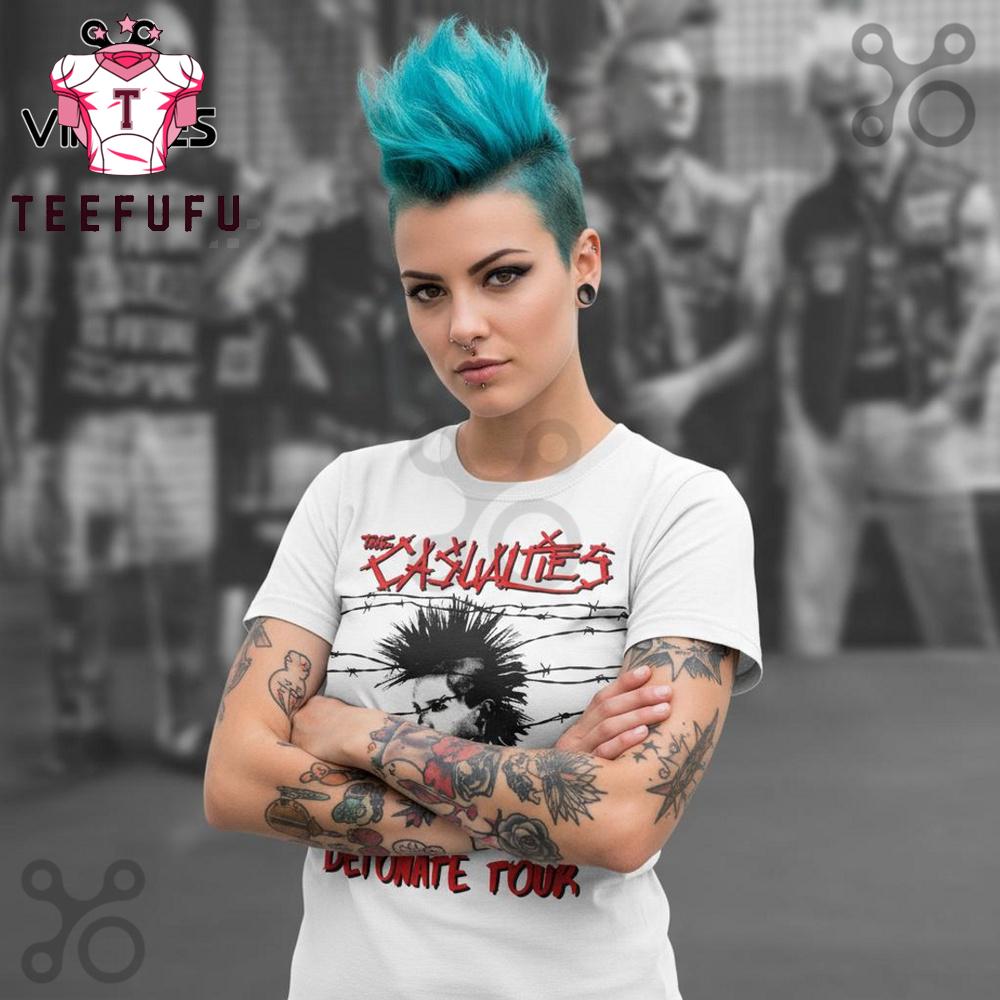 The Casualties Detonate Tour 2026 3D Shirt