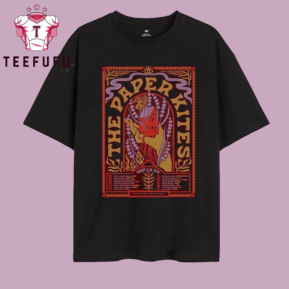 The Paper Kites Europe & Uk 2026 T Shirt