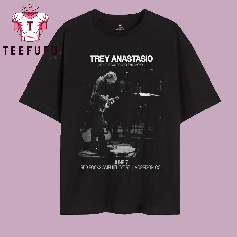 Trey Anastasio Jun 7 2026 Red Rocks In Morrison CO T Shirt