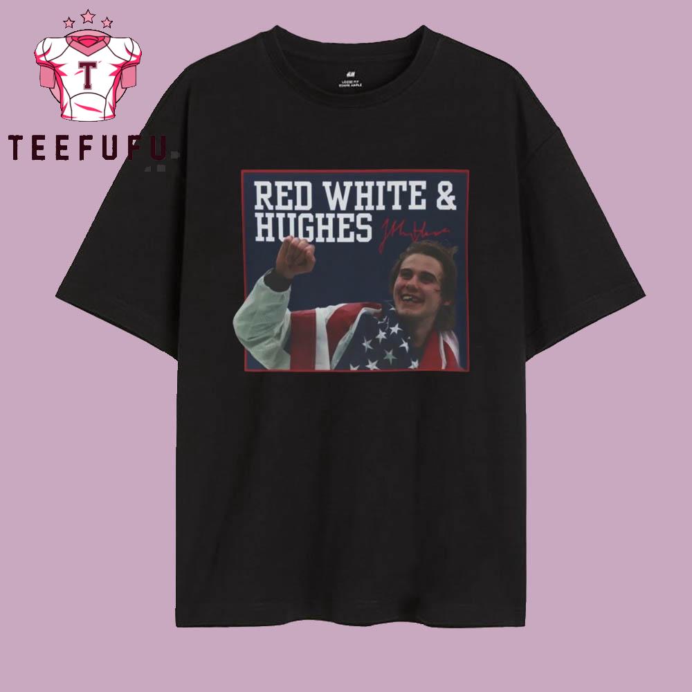USA Hockey Red White And Hughes T Shirt