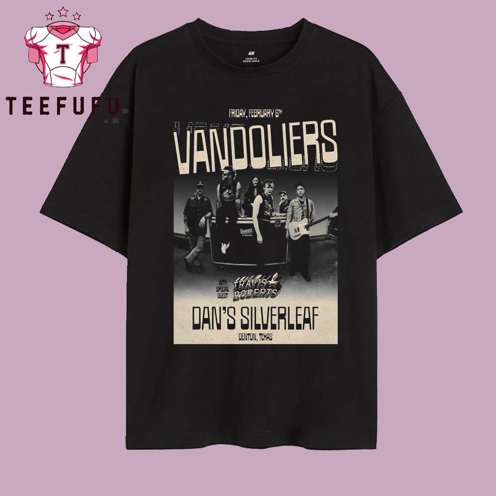 Vandoliers Tour Denton TX On Feb 6 2026 T Shirt