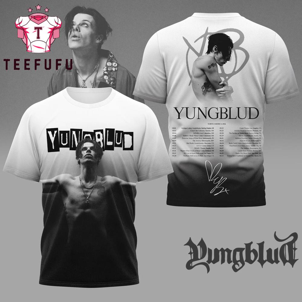 Yungblud Music Graphic 2026 Tour T Shirt