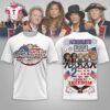 Aerosmith 250th USA Anniversary White T Shirt 2 Aerosmith 250th USA Anniversary White T Shirt