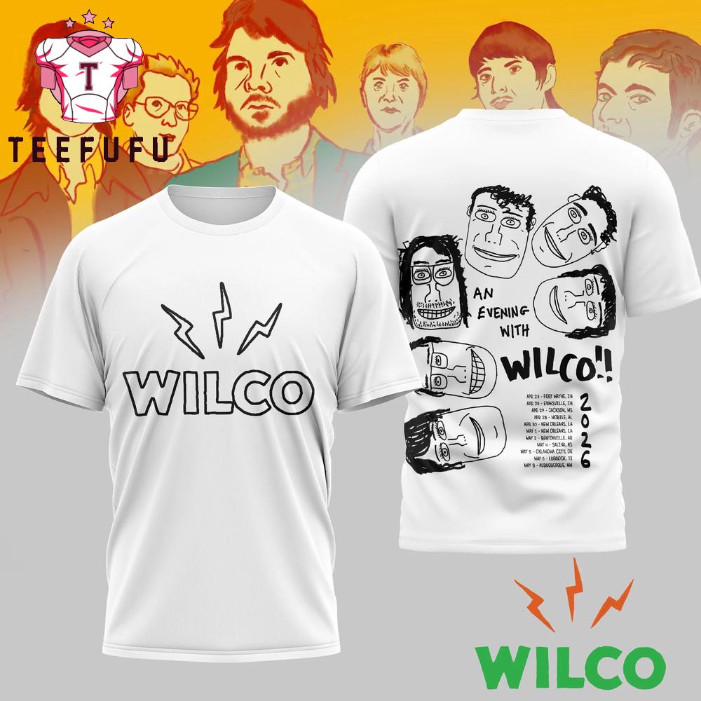 An Evening With Wilco 2026 T Shirt