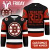 Boston Bruins NHL Red Friday Hockey Jersey