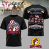 Buc-ee's 250th Anniversary 1776-2026 America Flag Black T Shirt