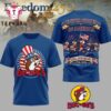 Buc-ee's 250th Anniversary 1776-2026 America Flag Blue T Shirt
