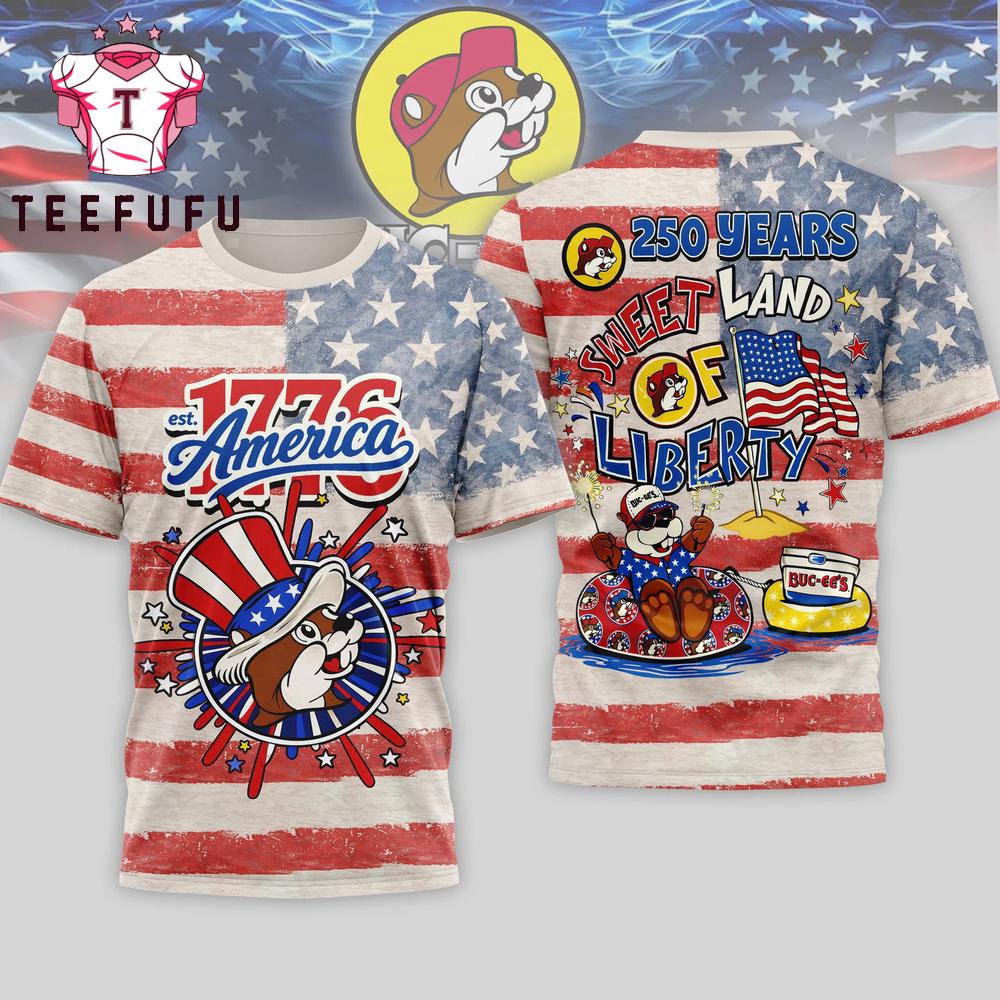 Buc-ee's 250th Anniversary Of America 3D T Shirt