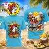 Buc-ee's Floats Well With Otters Blue T Shirt