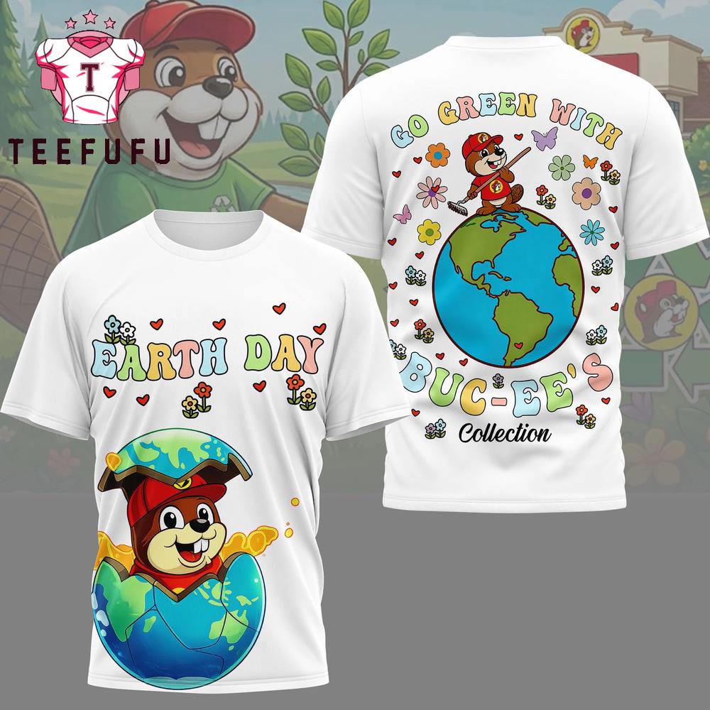 Buc-ee's Happy Earth Day 2026 T Shirt