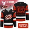 Carolina Hurricanes NHL Red Friday Hockey Jersey