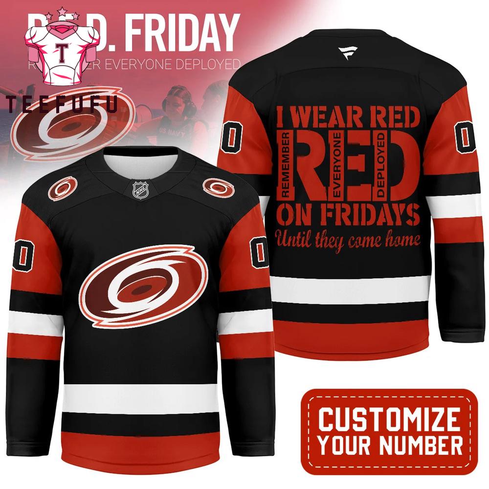 Carolina Hurricanes NHL Red Friday Hockey Jersey