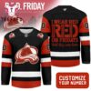 Colorado Avalanche NHL Red Friday Hockey Jersey