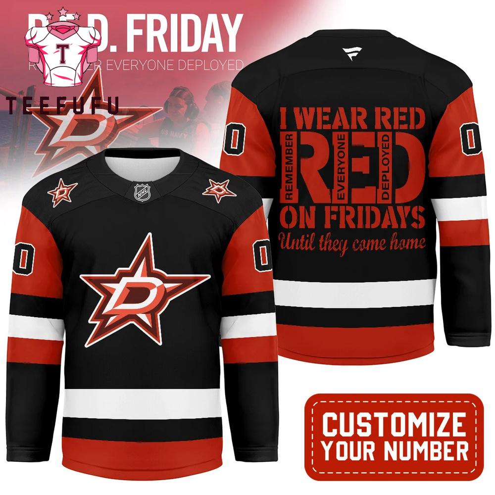 Dallas Stars NHL Red Friday Hockey Jersey