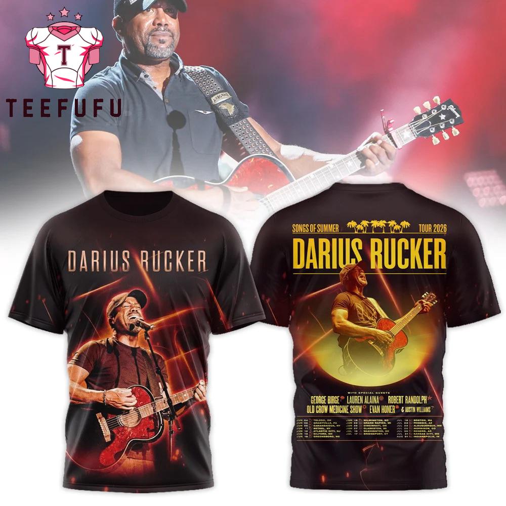 Darius Rucker Songs of Summer Tour 2026 3D Shirt