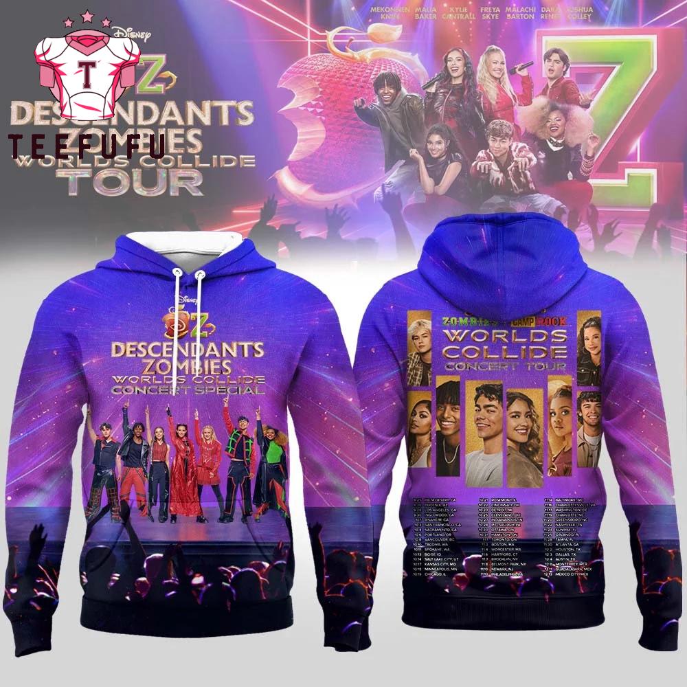 Descenants Zombies Worlds Collide Concert Tour Hoodie