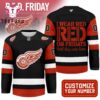 Detroit Red Wings NHL Red Friday Hockey Jersey