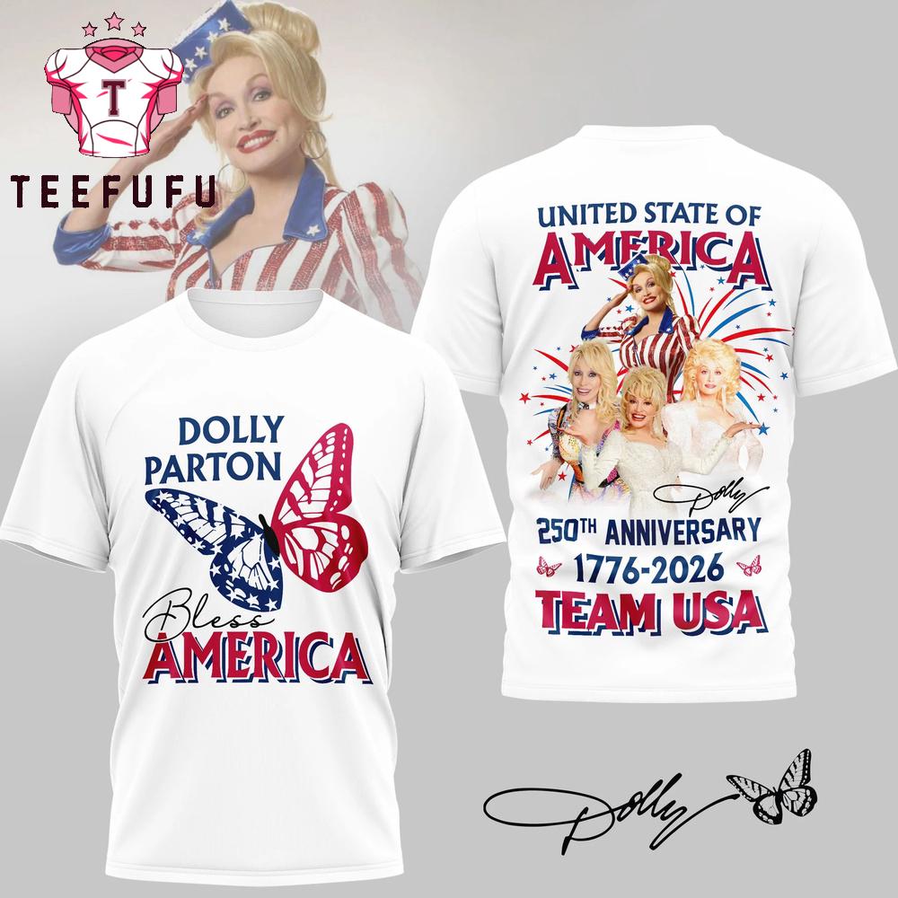 Dolly Parton 250 Years Of America 3D Shirt