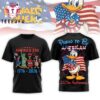 Donald Duck 250 Years of Freedom US Black T Shirt 2 Donald Duck 250 Years of Freedom US Black T Shirt